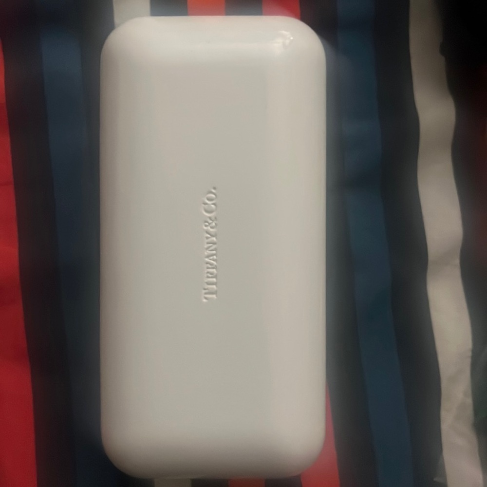 Tiffany Sunglasses Hard Case box Gift white rare like new